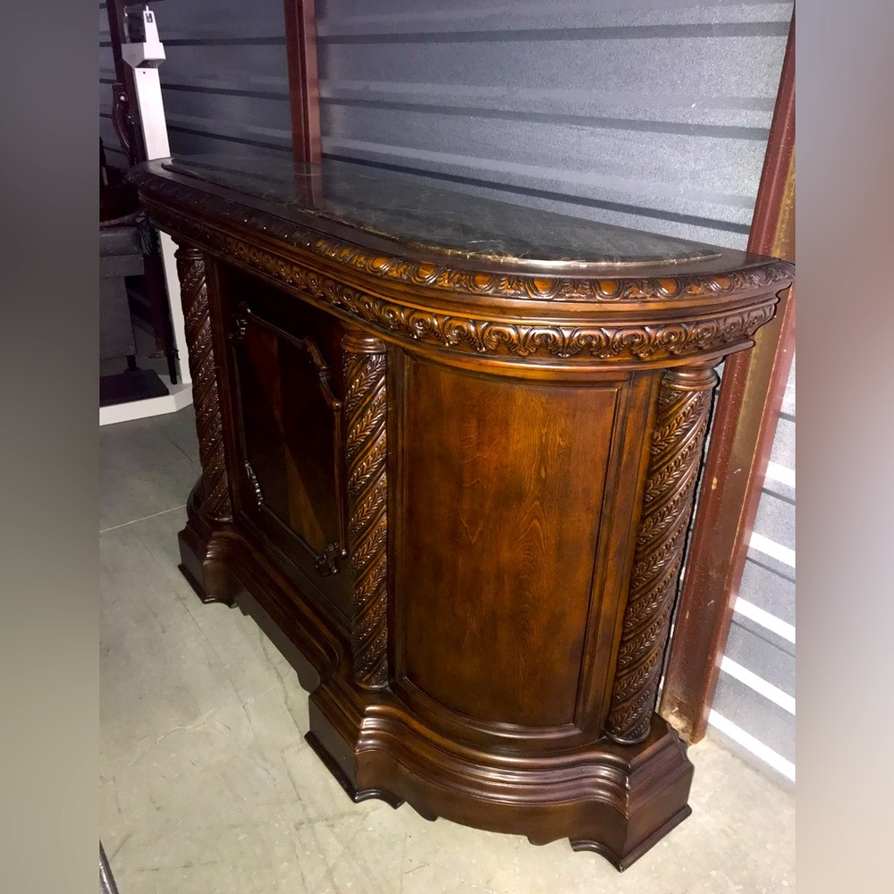 Beautiful Bar (solid wood w/ marble top)